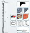 Бур по бетону SDS-plus, ALPEN F4, 2 режущие кромки, L=210/150, Ø14.0 0082701400100. Фото-2